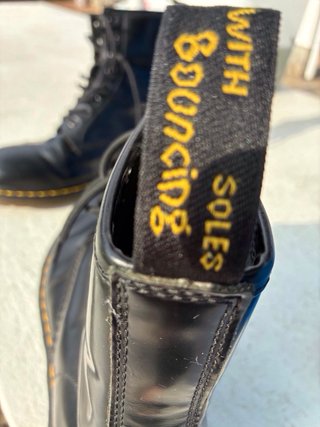 Stivali Dr. Martens 1460 Pelle Liscia Nero