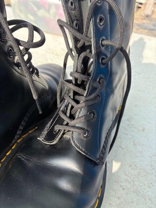 Stivali Dr. Martens 1460 Pelle Liscia Nero