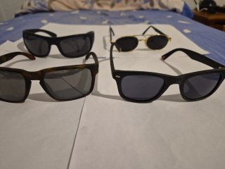 Gafas de Sol Oakley Hombre/Unisex Negro/Dorado