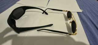 Gafas de Sol Oakley Hombre/Unisex Negro/Dorado