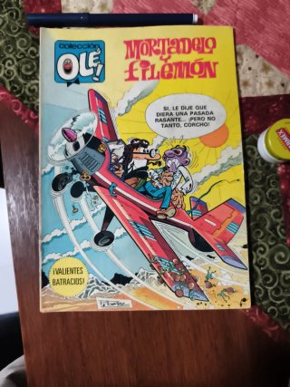 Te veo Mortadelo y Filemón valientes batracios