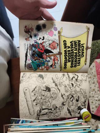 Te veo Mortadelo y Filemón valientes batracios
