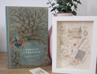 Pack de libro, ilustración y marcapáginas.
