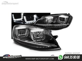 FAROS DELANTEROS LUZ DIURNA U TYPE PARA VOLKSWAGEN GOLF MK7