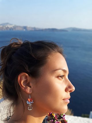 Orecchini pendenti stile marinaio
