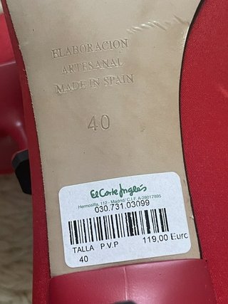 Zapatos joya satén rojo Pedro Miralles