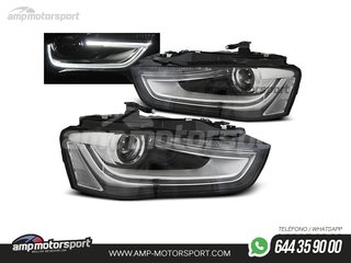 FAROS DELANTEROS LUZ DIURNA TUBE LIGHT PARA AUDI A4 B8 2012-2015