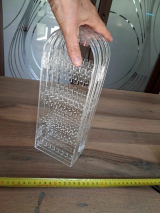Espositore porta orecchini in plexiglass