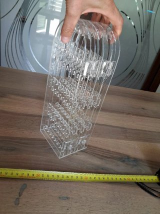 Espositore porta orecchini in plexiglass