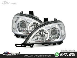 FAROS DELANTEROS LUPA PARA MERCEDES CLASE ML W163
