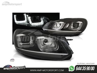 FAROS DELANTEROS LUZ DIURNA U TYPE PARA VOLKSWAGEN GOLF MK6