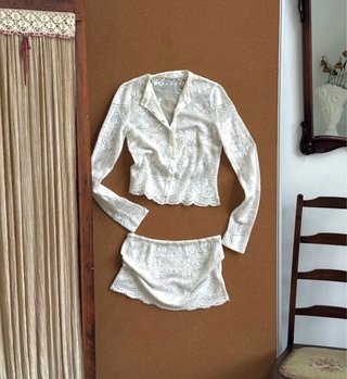 top coquette de encaje floral