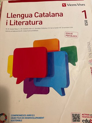 Llengua Catalana i Literatura 1 ESO