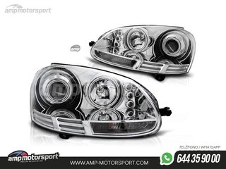 FAROS DELANTEROS OJOS DE ANGEL CCFL PARA VOLKSWAGEN GOLF / VARIANT / JETTA MK5