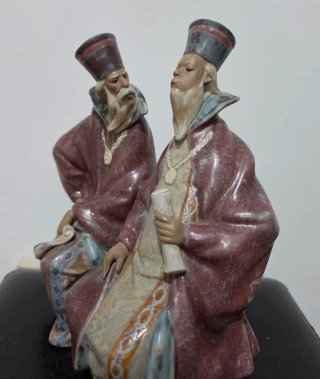 Figura Lladró  "Magistrados" Porcelana Vintage