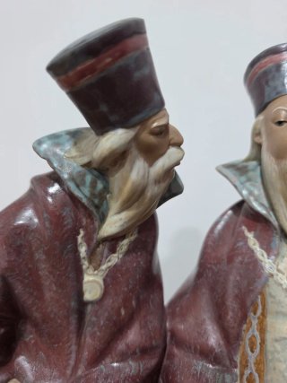 Figura Lladró  "Magistrados" Porcelana Vintage