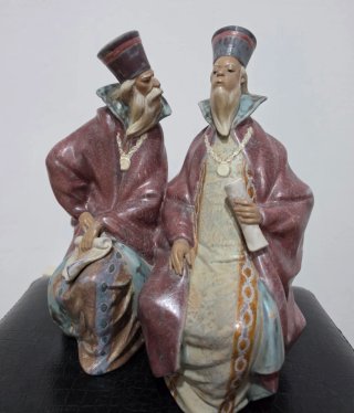 Figura Lladró  "Magistrados" Porcelana Vintage
