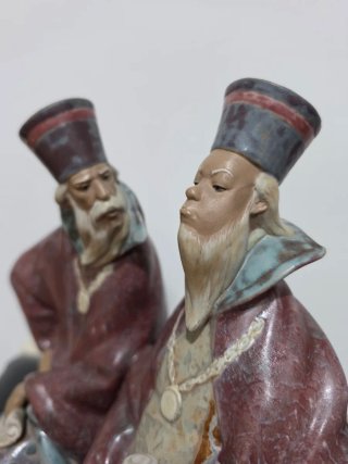 Figura Lladró  "Magistrados" Porcelana Vintage
