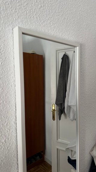 Espejo rectangular blanco - Como nuevo