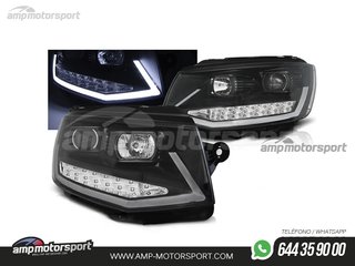 FAROS DELANTEROS LUZ DIURNA LED REAL + TUBE LIGHT PARA VOLKSWAGEN T6