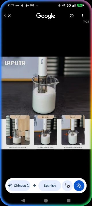 Espumador de leche independiente