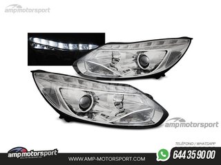 FAROS DELANTEROS LUZ DIURNA LED PARA FORD FOCUS MK3 2011-2014