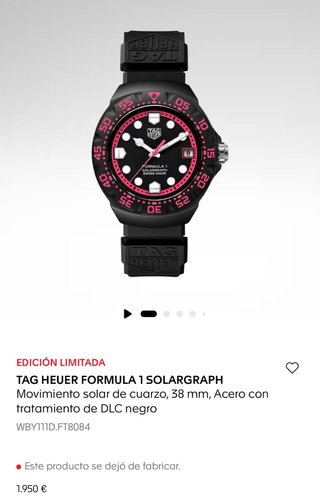 Reloj TAG Heuer Formula 1 SolarGraph