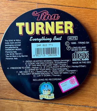 CD Tina Turner - Painted Black - Everything Best