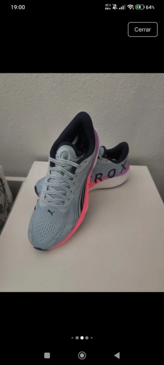Puma Hyrox Nitro Mujer Azul/Rosa