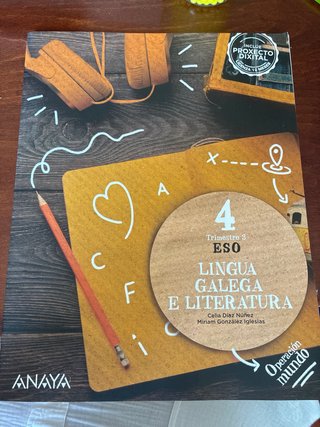 libros de gallego 4 de la ESO