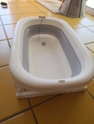 Bañera bebé con termómetro