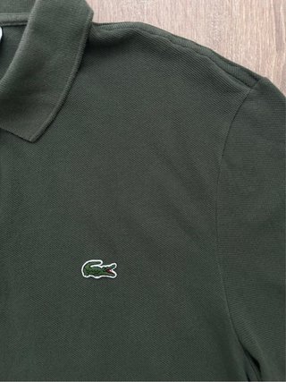 Polo Lacoste Slim Fit Verde Talla 5