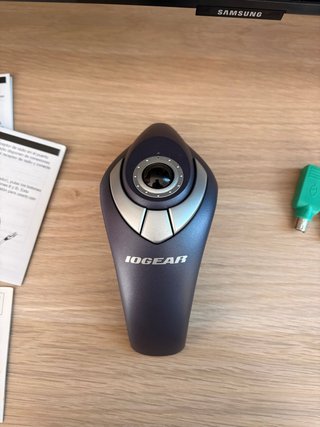 IOGEAR Trackball Air Mouse Presenter Láser Vintage