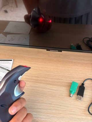 IOGEAR Trackball Air Mouse Presenter Láser Vintage