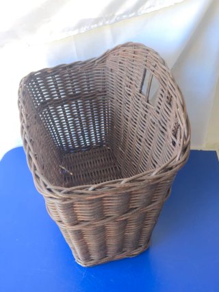 Cesto Vintage Anteriore in Vimini per Bicicletta