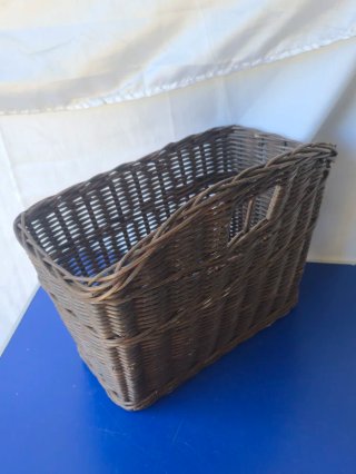 Cesto Vintage Anteriore in Vimini per Bicicletta