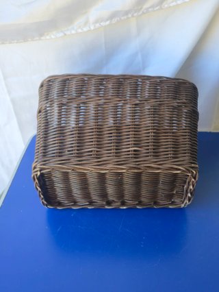 Cesto Vintage Anteriore in Vimini per Bicicletta