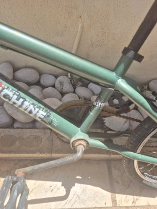 Bici bmx verde