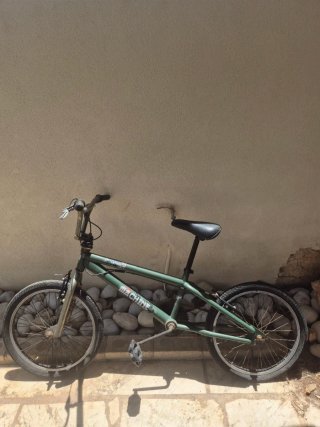 Bici bmx verde