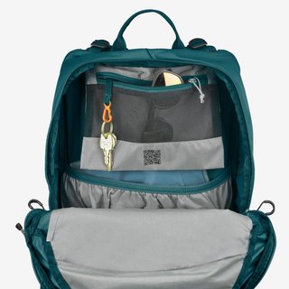 Mochila de senderismo ventilada 25L, MH500 verde
