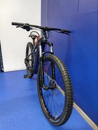 Bicicleta eléctrica montaña E-Expl 520 azul noche