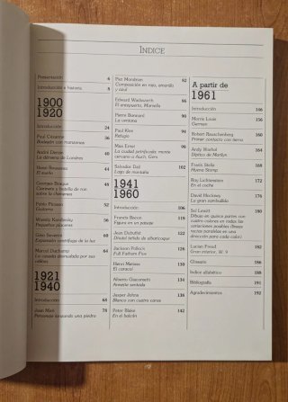 Técnicas de los artistas modernos
