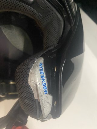 Casco de moto negro CABERG