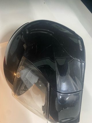 Casco de moto negro CABERG