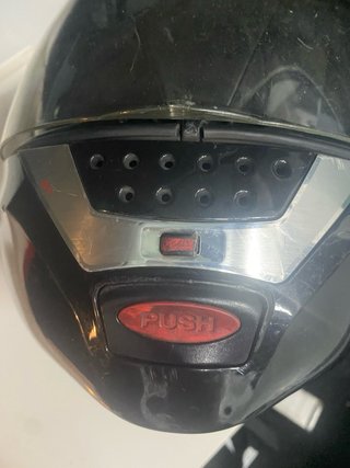 Casco de moto negro CABERG