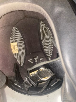 Casco de moto negro CABERG