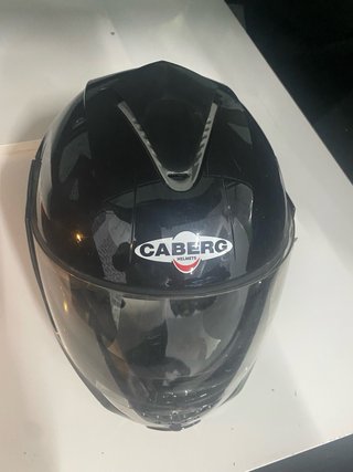 Casco de moto negro CABERG