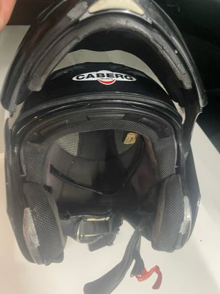 Casco de moto negro CABERG