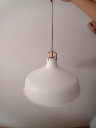 Lámpara de techo colgante blanca Industrial Ikea