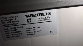 Nevera portátil Wemo Y45PX
